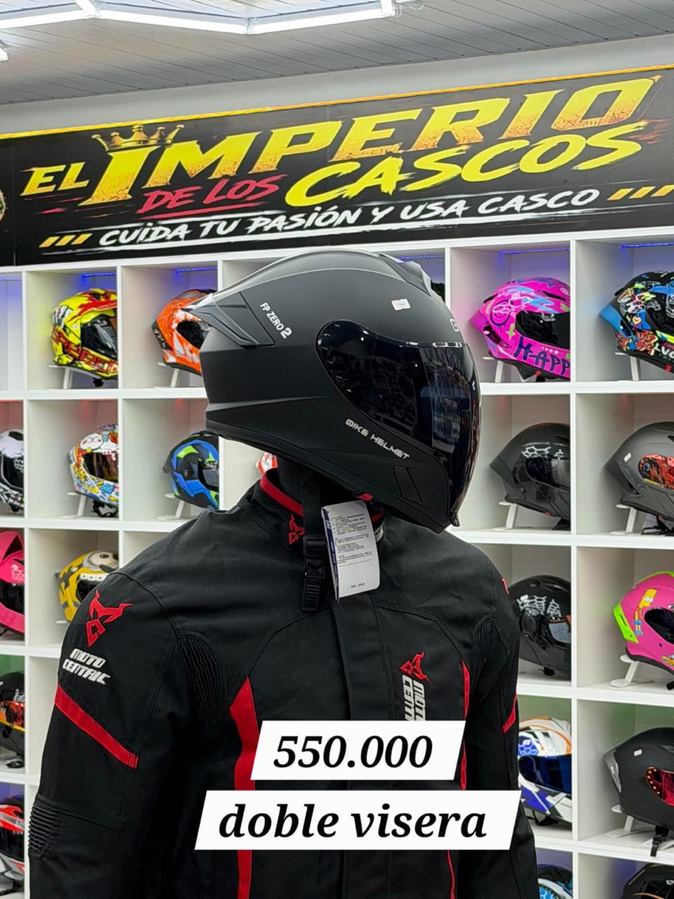 cascos revatible doble visera