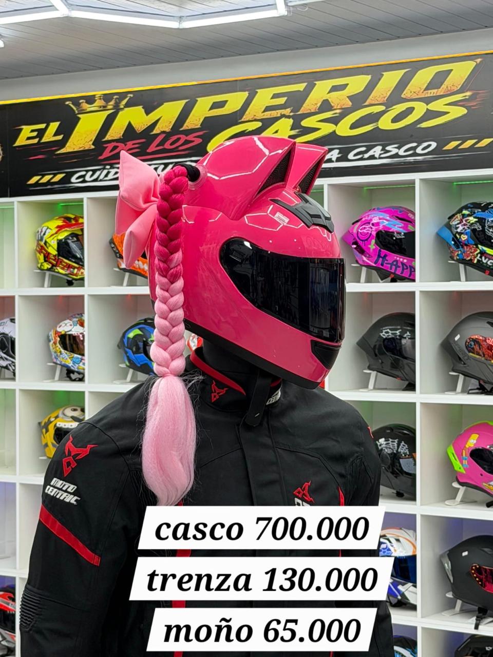 casco de gatito